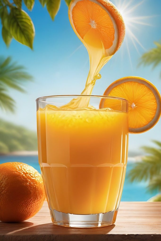 ai generated, orange juice, juice